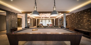 Pool table setup, Long Island